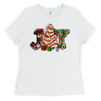 White joy with christmas tree cake ado Ladies Tee - AdoDesignShop