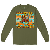 Army Green Feast mode Long Sleeve Tee - Artiststas