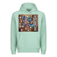 Seafoam Western Reel Cool Dad American Flag Bass Premium Hoodie - LillyAllenDesigns