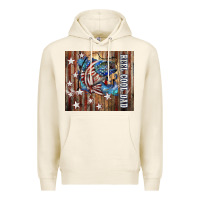 Tofu Western Reel Cool Dad American Flag Bass Premium Hoodie - LillyAllenDesigns