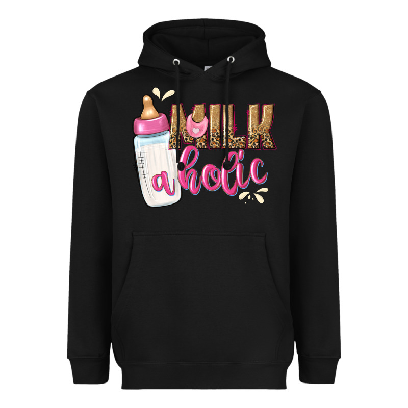 Milkaholic Girls Heavyweight Hoodie by NancyCooperArtShop | Teevron