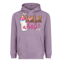 Lavender milkaholic girls Heavyweight Hoodie - NancyCooperArtShop