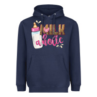 Navy milkaholic girls Heavyweight Hoodie - NancyCooperArtShop