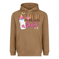 Toasted Coconut milkaholic girls Heavyweight Hoodie - NancyCooperArtShop