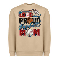 Mushroom loud and proud baseball mom Heavyweight Sweatshirt - Zillion Design Studio