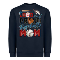 Navy loud and proud baseball mom Heavyweight Sweatshirt - Zillion Design Studio