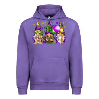 Tulip Mardi Gras gnomes Urban Hoodie - NancyCooperArtShop