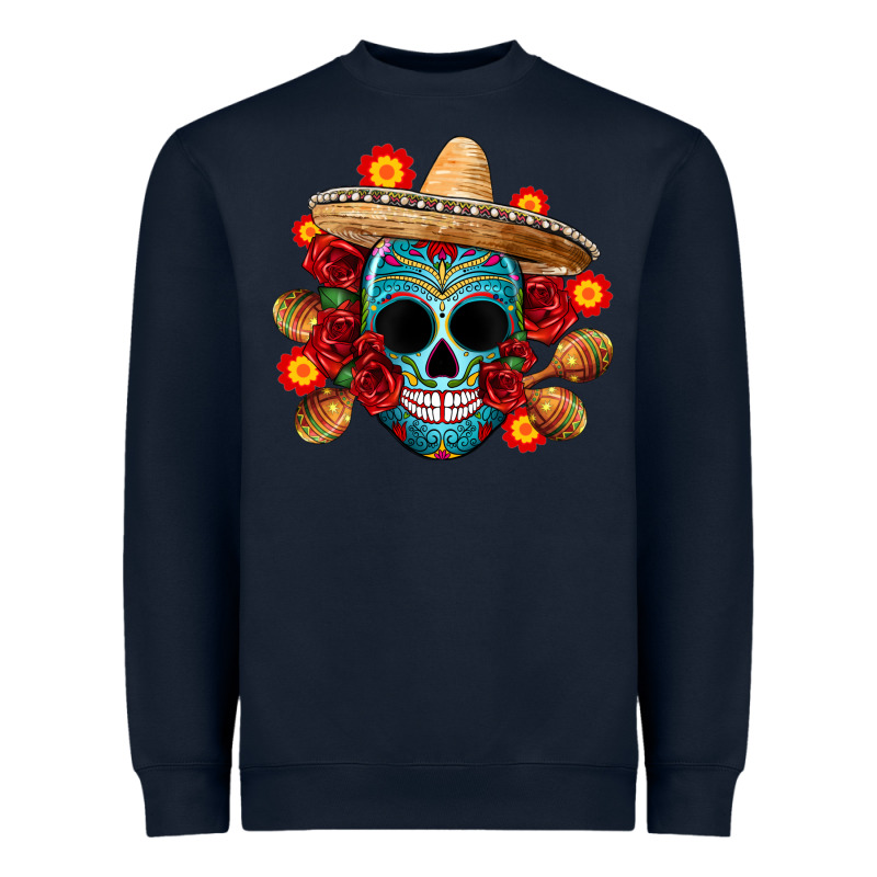 Mexico Skull Heavyweight Sweatshirt by CTS Tumbler Store | Teevron