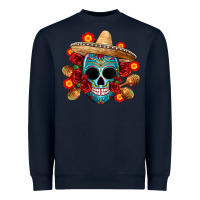 Navy mexico skull Heavyweight Sweatshirt - CTS Tumbler Store
