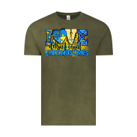 Vintage Olive love doesn't count chromosomes Vintage Tee - AdoDesignShop