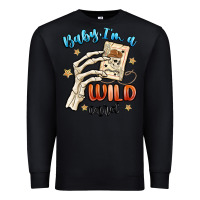 Black baby im a wild card Premium Sweatshirt - MaliasSmallBusiness