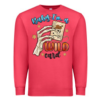 Cardinal baby im a wild card Premium Sweatshirt - MaliasSmallBusiness