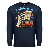 Navy baby im a wild card Premium Sweatshirt - MaliasSmallBusiness