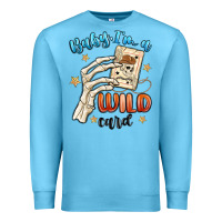 Ocean Blue baby im a wild card Premium Sweatshirt - MaliasSmallBusiness