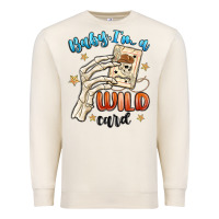 Sandshell baby im a wild card Premium Sweatshirt - MaliasSmallBusiness