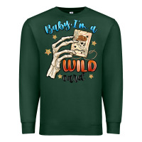 Sports Green baby im a wild card Premium Sweatshirt - MaliasSmallBusiness