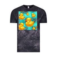 Cloud Black rubber duck seamless pattern Vintage Tee - HRA Design Shop