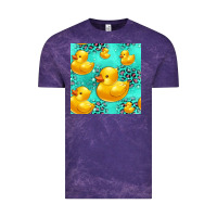 Cloud Purple rubber duck seamless pattern Vintage Tee - HRA Design Shop
