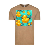 Vintage Coffee rubber duck seamless pattern Vintage Tee - HRA Design Shop