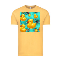 Vintage Mustard rubber duck seamless pattern Vintage Tee - HRA Design Shop