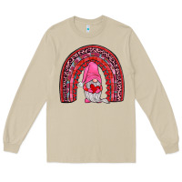Mushroom valentines gnomies rainbow Long Sleeve Tee - JahusDesignShop