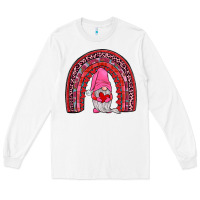 White valentines gnomies rainbow Long Sleeve Tee - JahusDesignShop