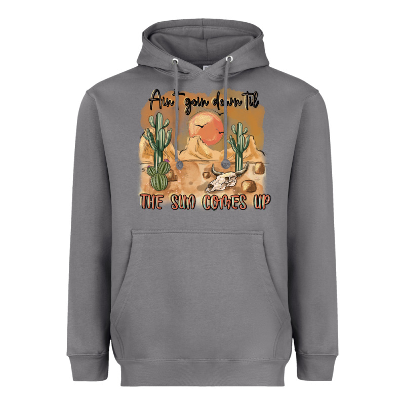 Ain T Going Down Til The Sun Comes Up Heavyweight Hoodie by MaliasSmallBusiness | Teevron
