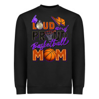 Black loud and proud basketball mom Heavyweight Sweatshirt - Zillion Design Studio