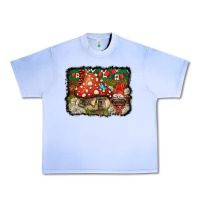 Grape Ice welcome ladybug gnome background Urban Heavy Tee - BarkalooDesign