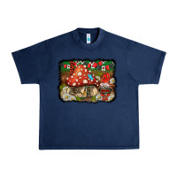 Navy welcome ladybug gnome background Urban Heavy Tee - BarkalooDesign