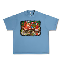 Pebble Blue welcome ladybug gnome background Urban Heavy Tee - BarkalooDesign