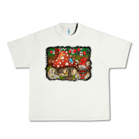 Pistachio welcome ladybug gnome background Urban Heavy Tee - BarkalooDesign