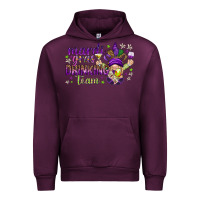 Mauve Wine Mardi Gras Day Nurse Urban Hoodie - NancyCooperArtShop