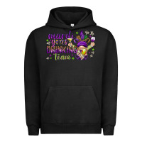 Pigment Black Mardi Gras Day Nurse Urban Hoodie - NancyCooperArtShop