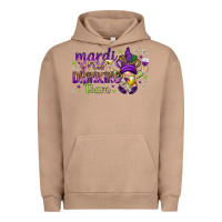 Pigment Burro Mardi Gras Day Nurse Urban Hoodie - NancyCooperArtShop