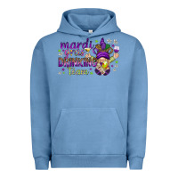 Pigment Pebble Blue Mardi Gras Day Nurse Urban Hoodie - NancyCooperArtShop