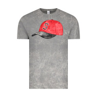 Cloud Rock red softball cap fa element Vintage Tee - FaDigitalArtStudio