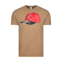 Vintage Coffee red softball cap fa element Vintage Tee - FaDigitalArtStudio