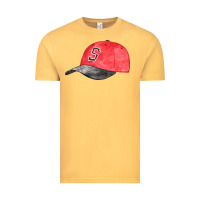 Vintage Mustard red softball cap fa element Vintage Tee - FaDigitalArtStudio