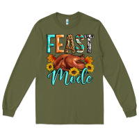 Army Green Feast mode Long Sleeve Tee - Artiststas