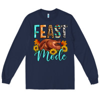 Navy Feast mode Long Sleeve Tee - Artiststas