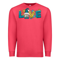 Cardinal love winter gnome Premium Sweatshirt - NancyCooperArtShop