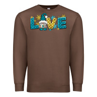 Chestnut love winter gnome Premium Sweatshirt - NancyCooperArtShop