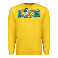 Lemon love winter gnome Premium Sweatshirt - NancyCooperArtShop