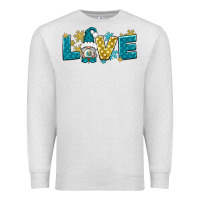 Oatmeal Heather love winter gnome Premium Sweatshirt - NancyCooperArtShop
