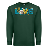Sports Green love winter gnome Premium Sweatshirt - NancyCooperArtShop