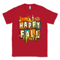 Red happy fall y'all Classic Tee - Artiststas