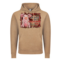 Vintage Coffee all i want for christmas is a pig sitting pig Vintage Hoodie - RanaPortraitStore
