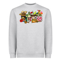 Heather Grey mexico coffee Heavyweight Sweatshirt - CTS Tumbler Store