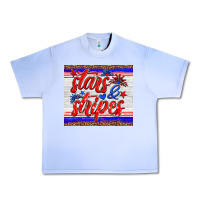 Grape Ice stars and stripes tumbler Urban Heavy Tee - HRA Design Shop